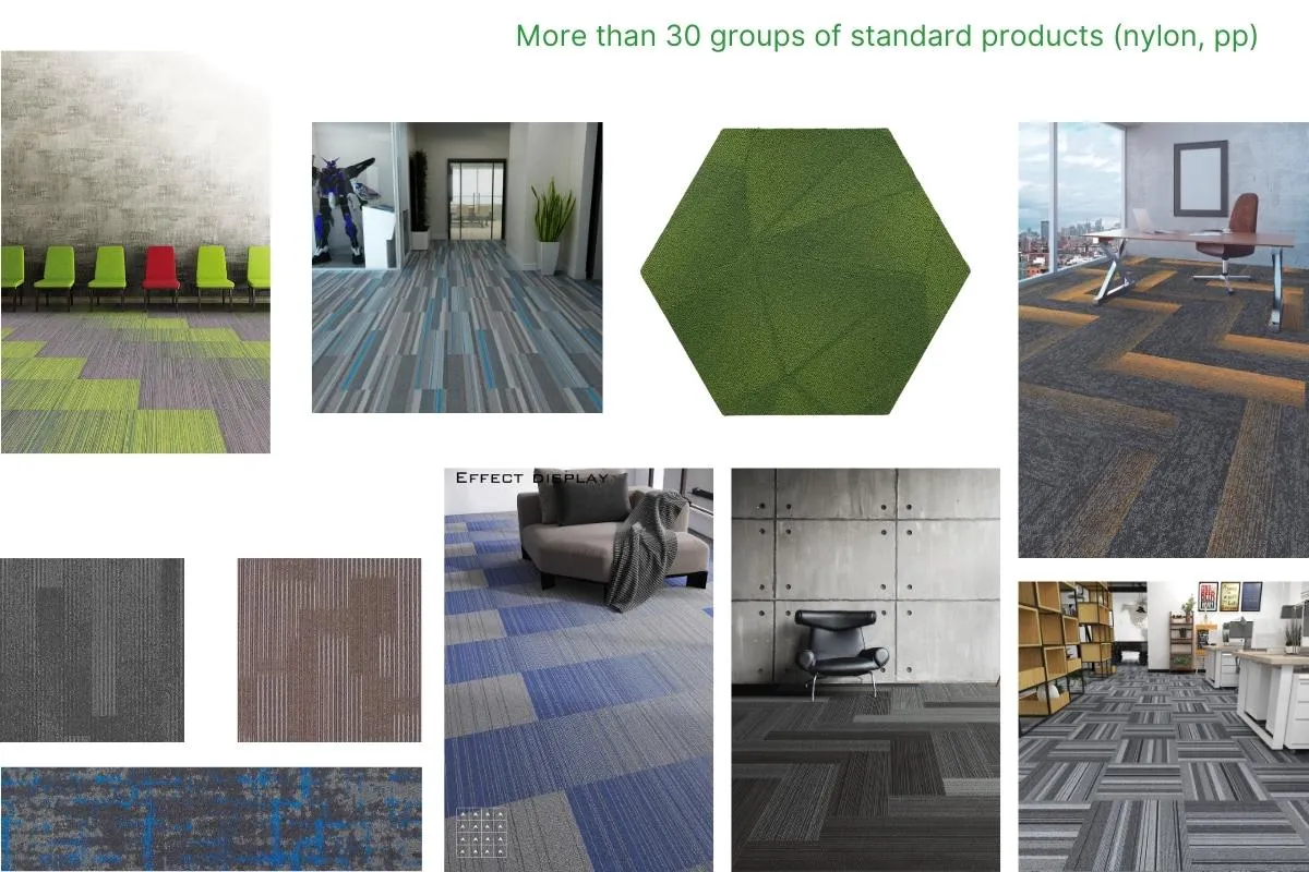 Custom Commercial Carpet tiles unlimited